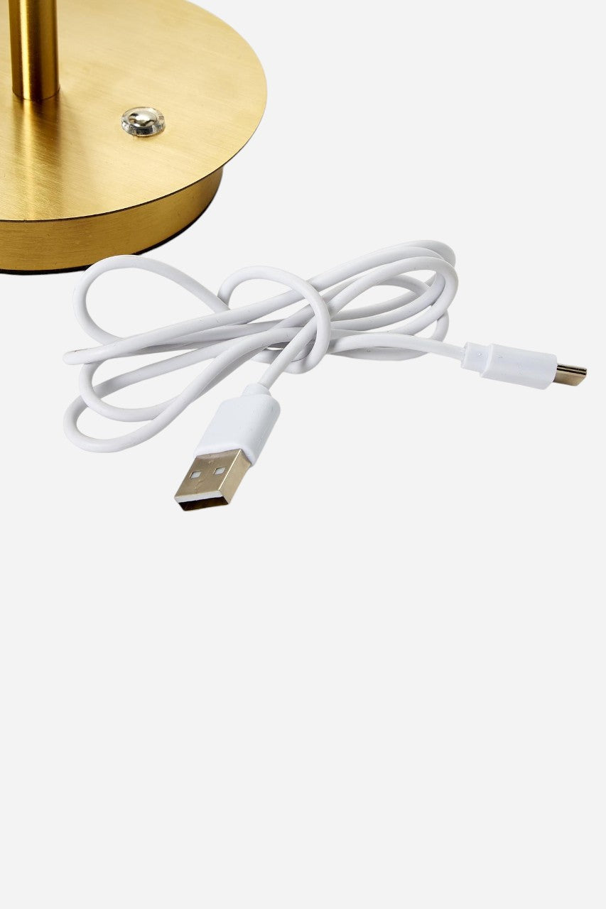 Acrylic Shade LED Table Lamp – side view