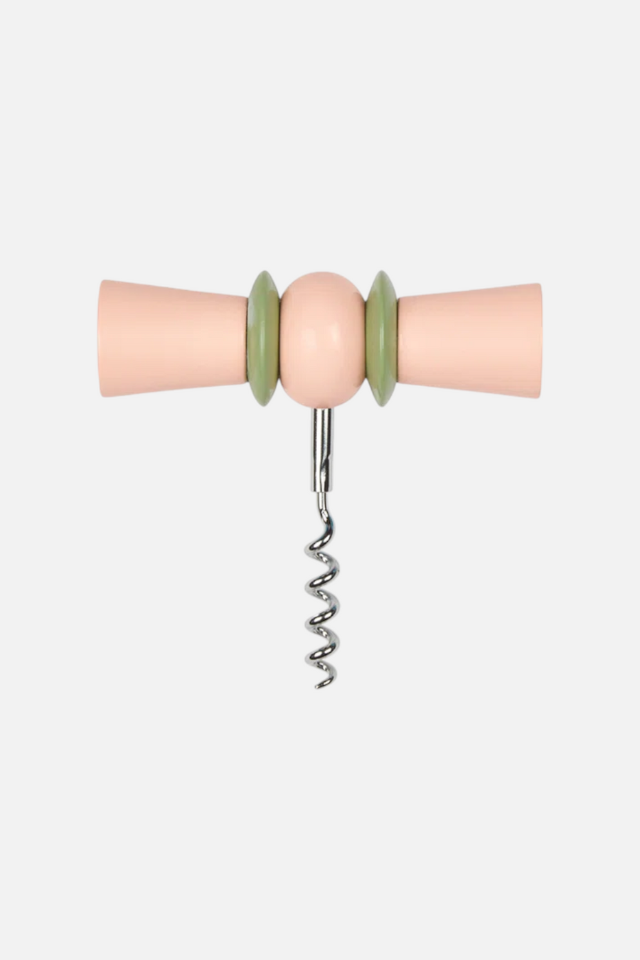 Addison Corkscrew in Green and Pink – back view
