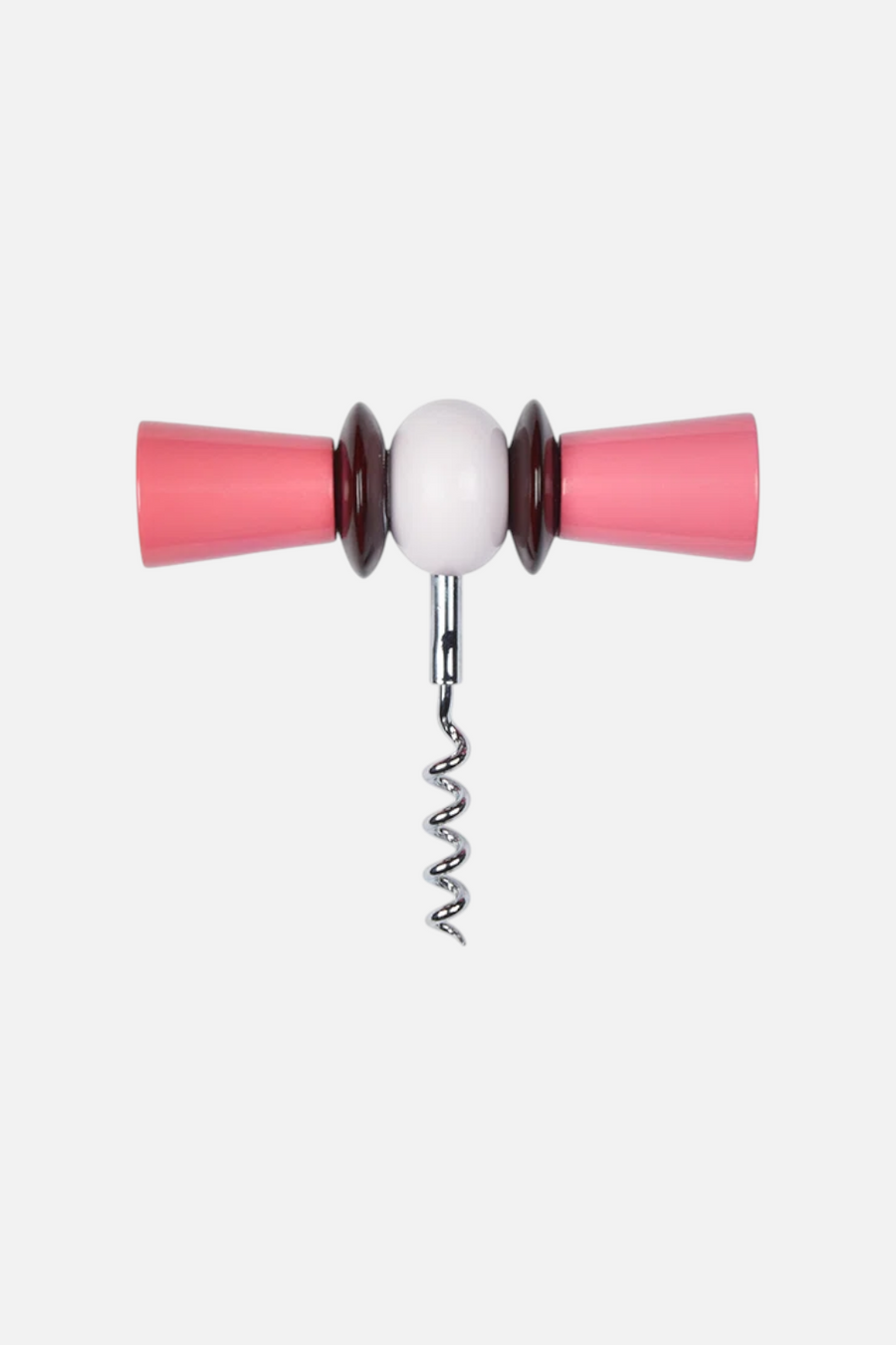 Addison Ross Corkscrew in Pink and Cherry – back view