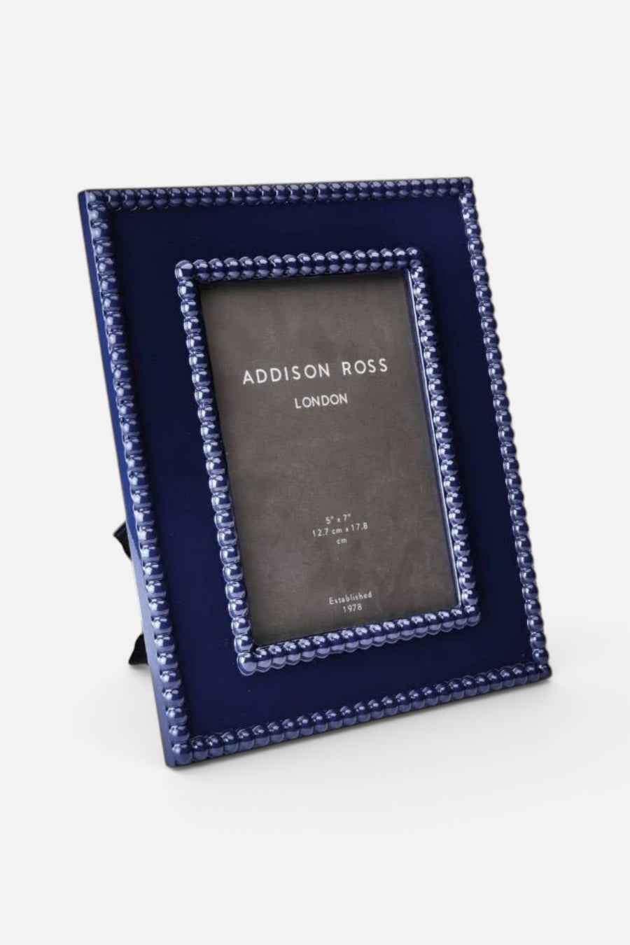 Addison Ross Navy Bobbin Lacquer Photo Frame – front view