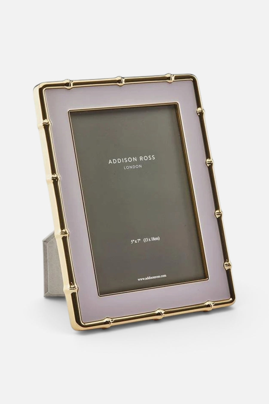 Addison Ross Pale Pink & Gold Bamboo Enamel Photo Frame – front view
