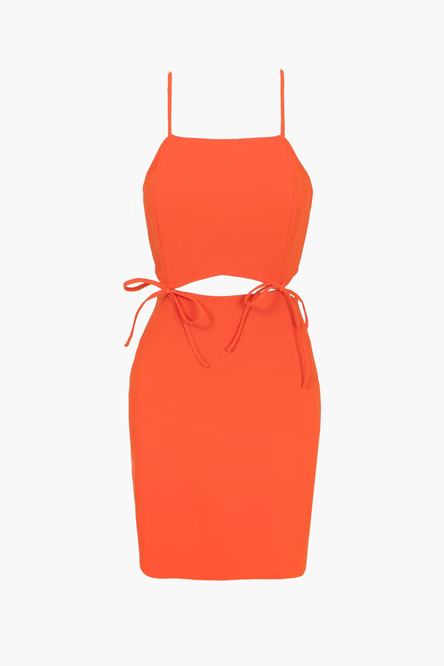 Adelyn Rae Roxy Cut Out Mini Dress in Blood Orange – alternate