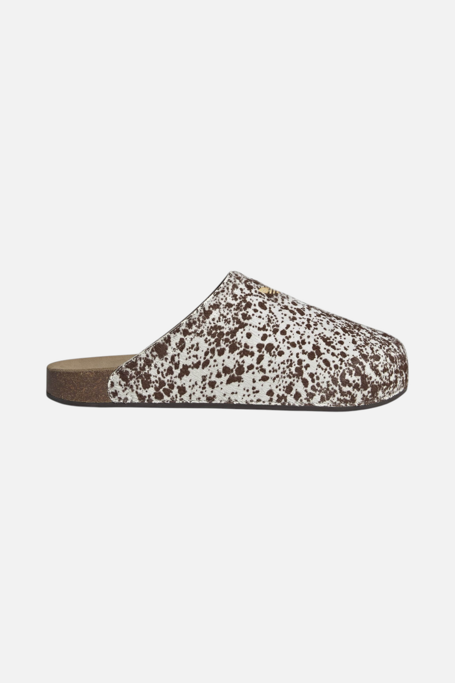 Adidas Adimule Mule in Off White / Preloved Brown / Aurora Coffee – back view