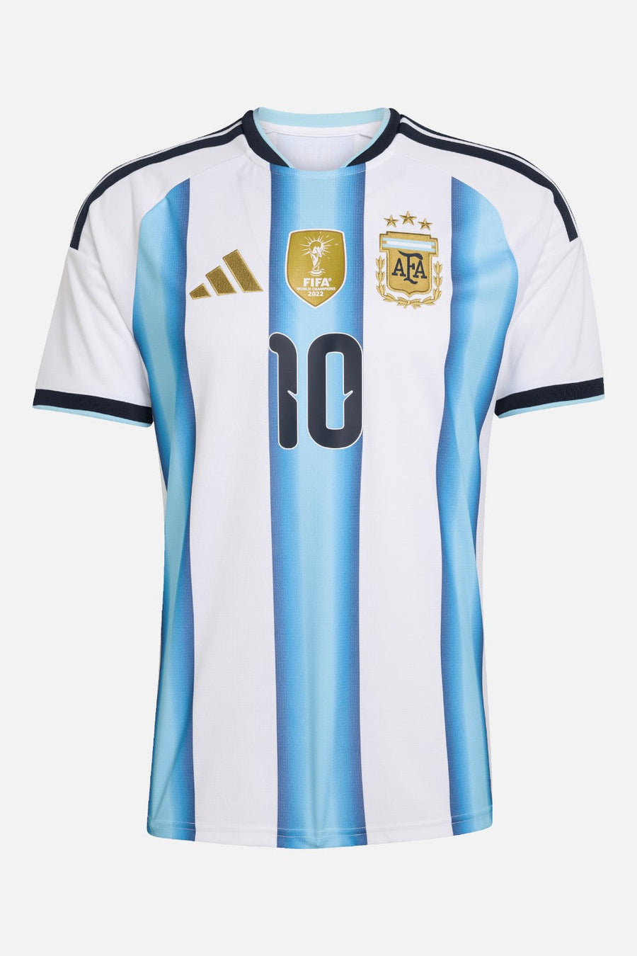 Adidas Argentina 26 Home Messi #10 Jersey in White & Blue — front view