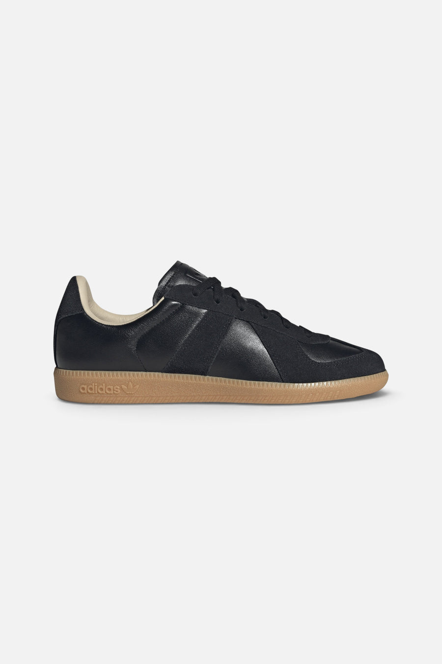 Adidas BW Army Sneaker in Core Black and Gum – side view