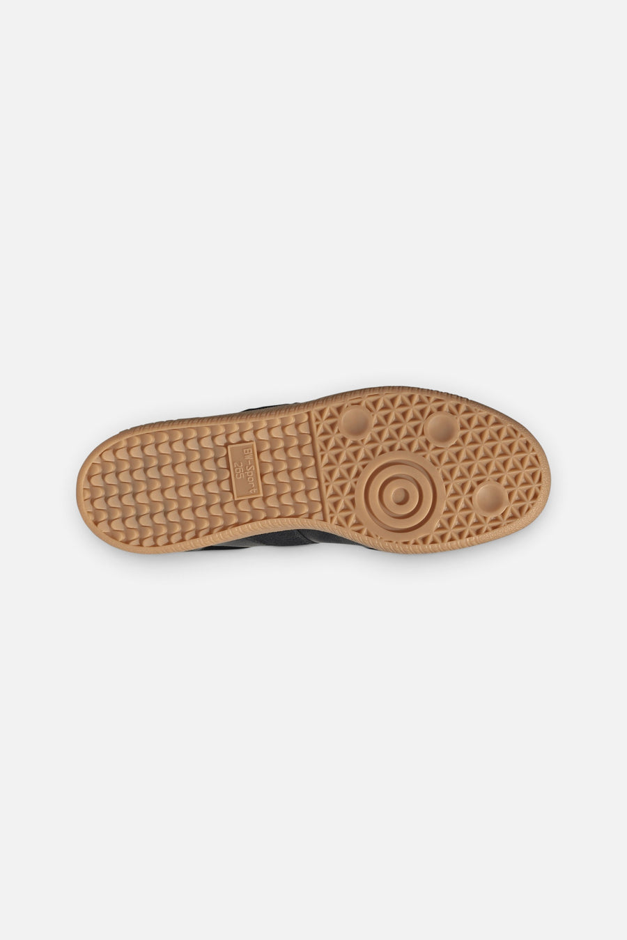 Adidas BW Army Sneaker in Core Black and Gum – sole view