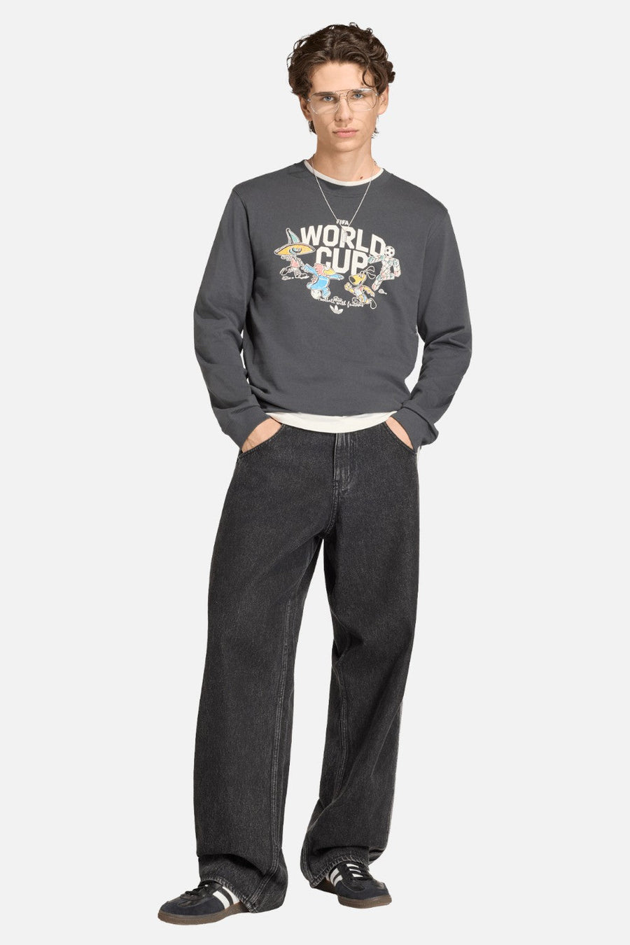Adidas FIFA World Cup 26 Mascot Long Sleeve T-Shirt – back view