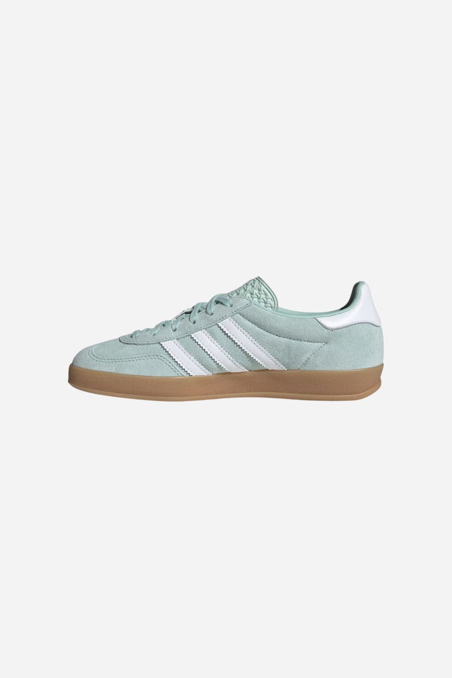 Adidas Gazelle Indoor Shoes in Ash Green / Cloud White / Gum – alternate