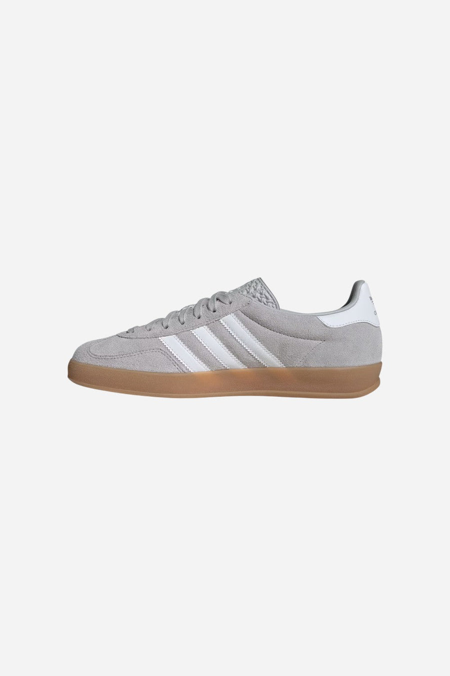 Adidas Gazelle Indoor Shoes in Grey Two / Cloud White / Gold Metallic – alternate