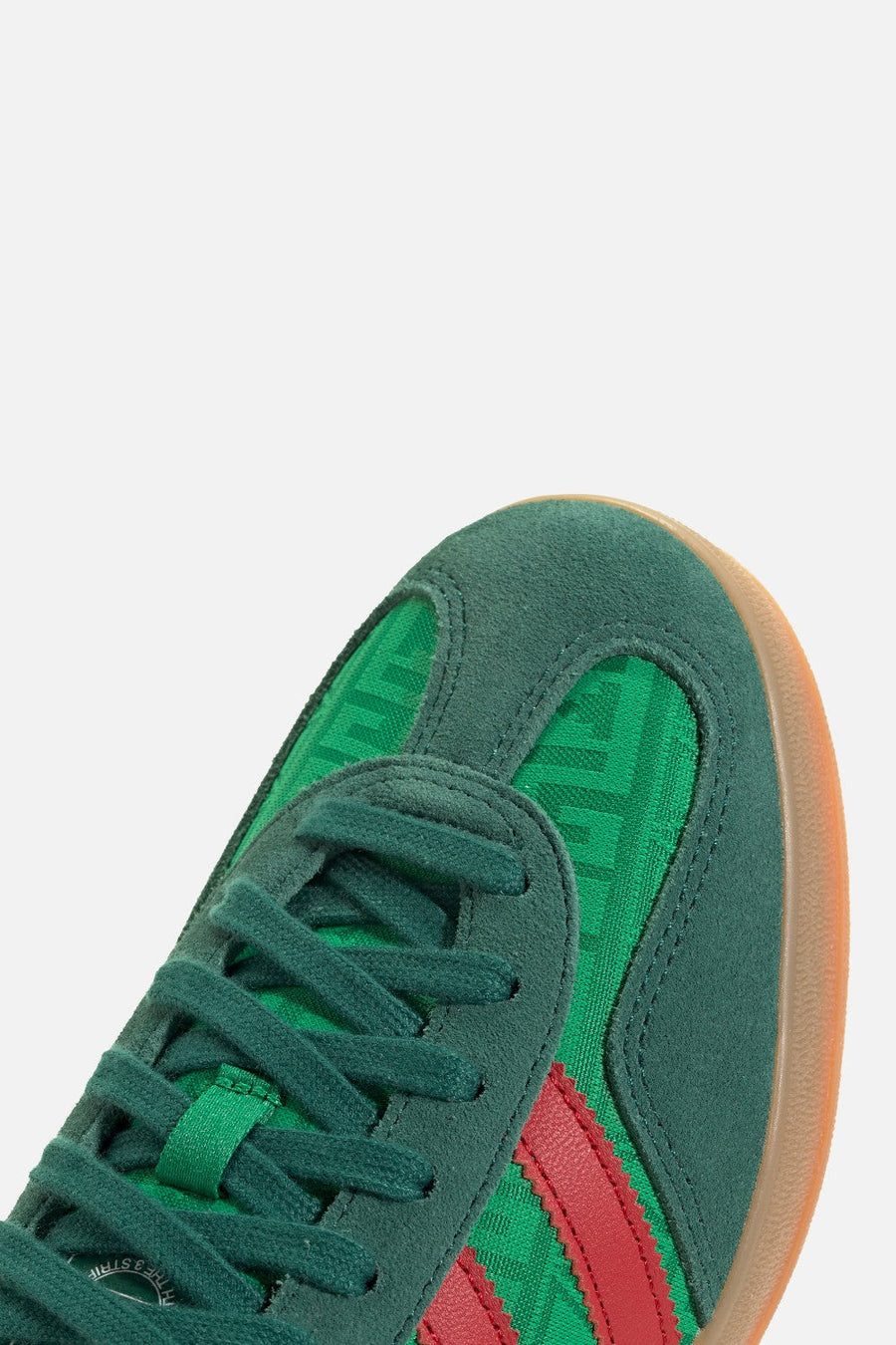 Adidas Gazelle Mexico Indoor Sneakers in Green & Scarlet – alternate