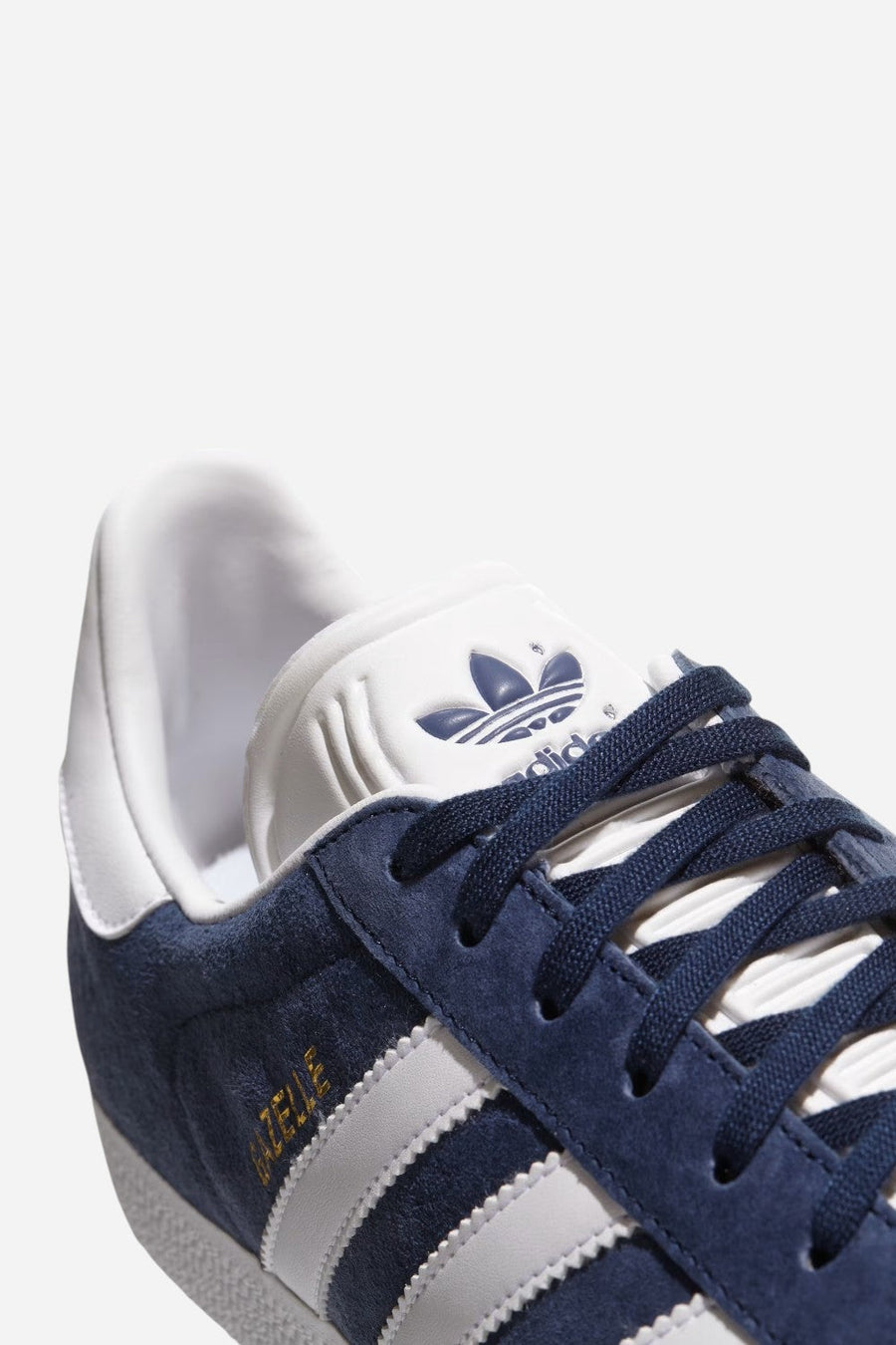 Adidas Gazelle Shoes in Collegiate Navy & White – alternate
