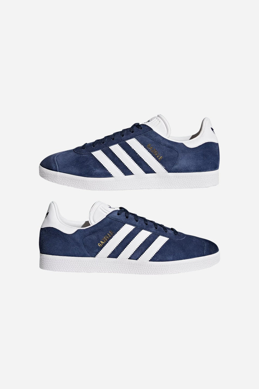Adidas Gazelle Shoes in Collegiate Navy & White – alternate