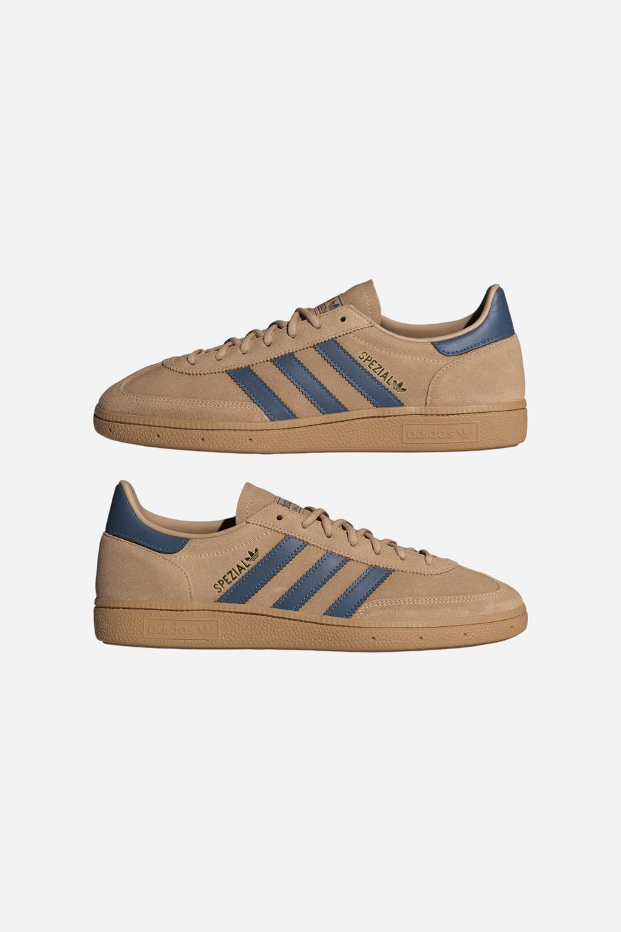 Adidas Handball Spezial Shoes in Warm Sandstone / Preloved Ink / Gold Metallic – alternate