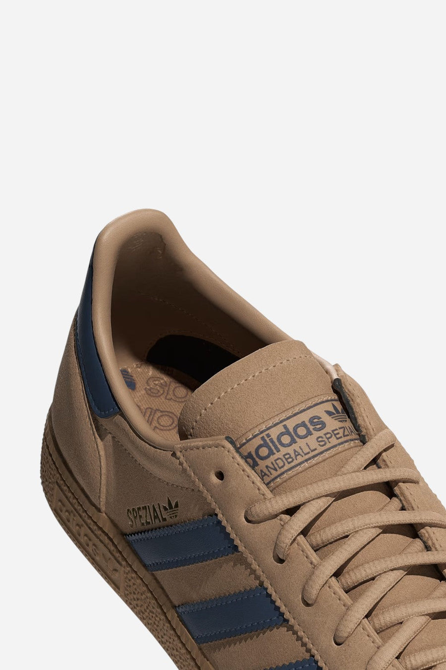 Adidas Handball Spezial Shoes in Warm Sandstone / Preloved Ink / Gold Metallic – alternate
