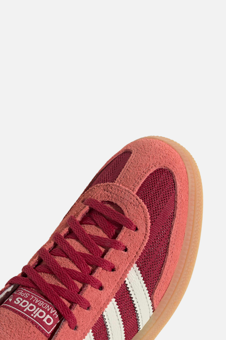 Adidas Handball Spezial in Team Victory Red & Off White – back view