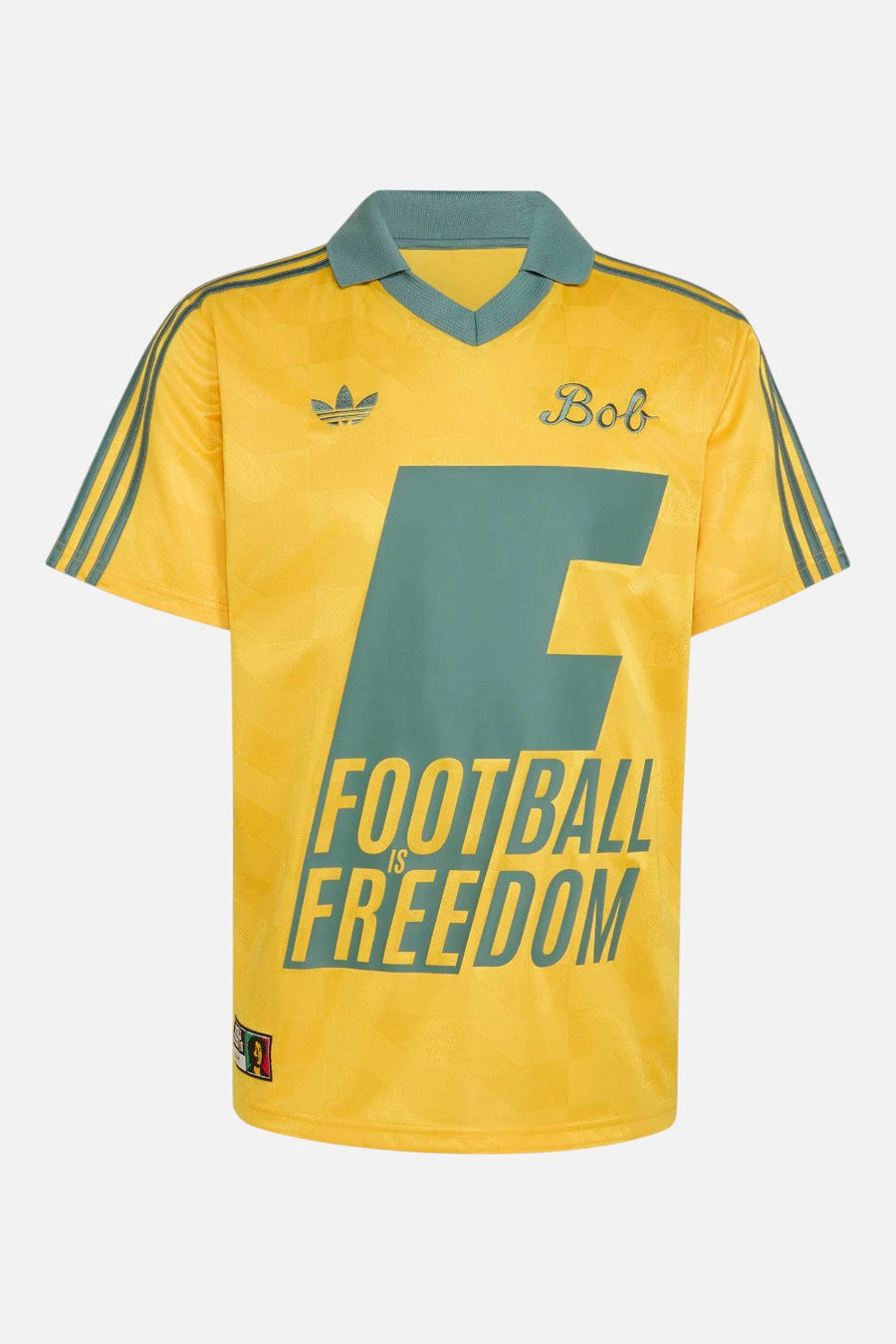 Adidas Jamaica x Bob Marley Originals Jersey in Bold Gold – alternate