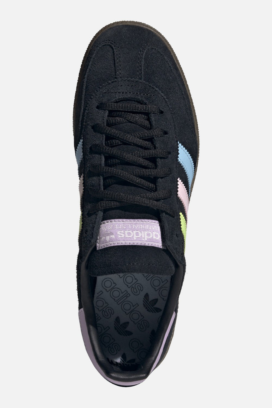 Adidas Japan Handball Spezial Japan Sneakers in Black, Glow Blue & Off White – detail