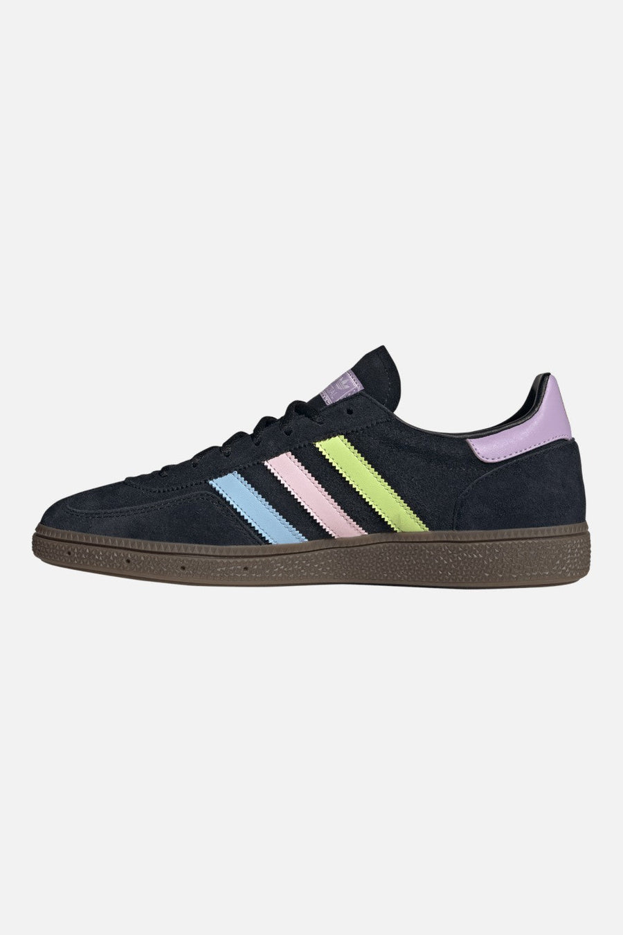 Adidas Japan Handball Spezial Japan Sneakers in Black, Glow Blue & Off White – side view