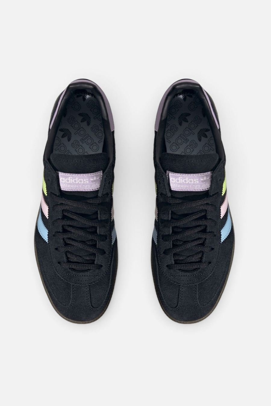 Adidas Japan Handball Spezial Japan Sneakers in Black, Glow Blue & Off White – pair
