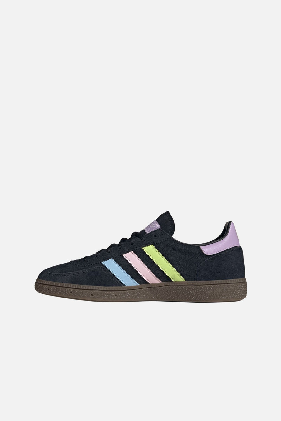 Adidas Japan Handball Spezial Japan Sneakers in Black, Glow Blue & Off White – side view
