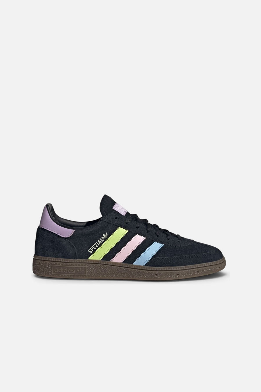 Adidas Japan Handball Spezial Japan Sneakers in Black, Glow Blue & Off White – side view
