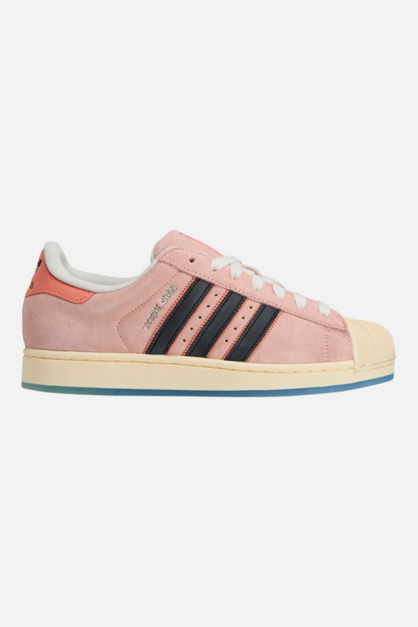 Adidas Limited Addition Patrick Superstar Shoes in Wonder Clay