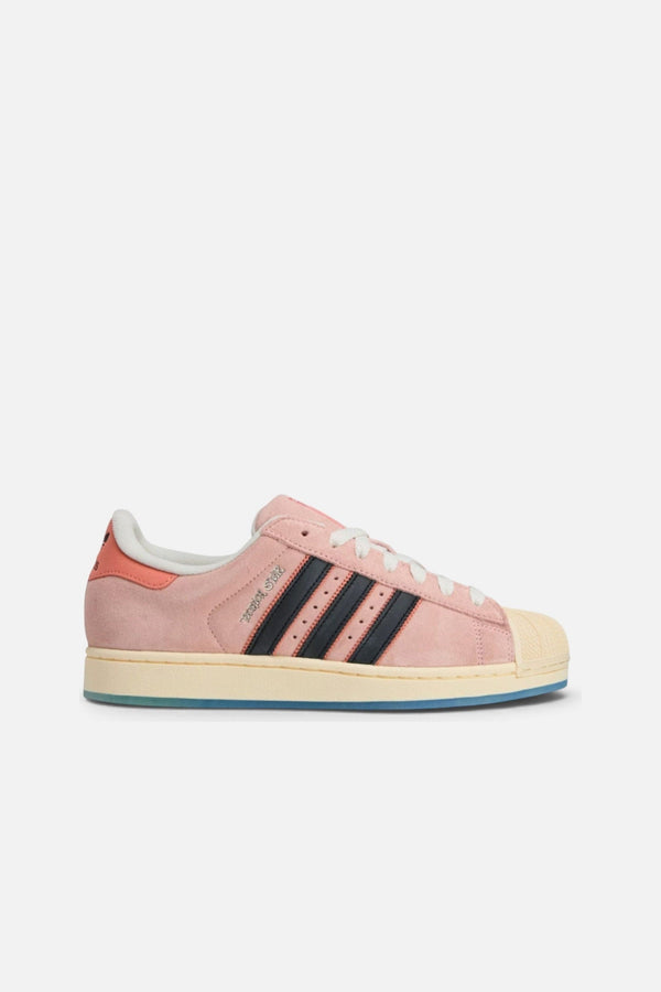 Adidas Limited Addition Patrick Superstar Shoes in Wonder Clay