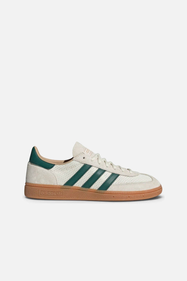 Adidas Men's Handball Spezial Sneaker in Off White and Green