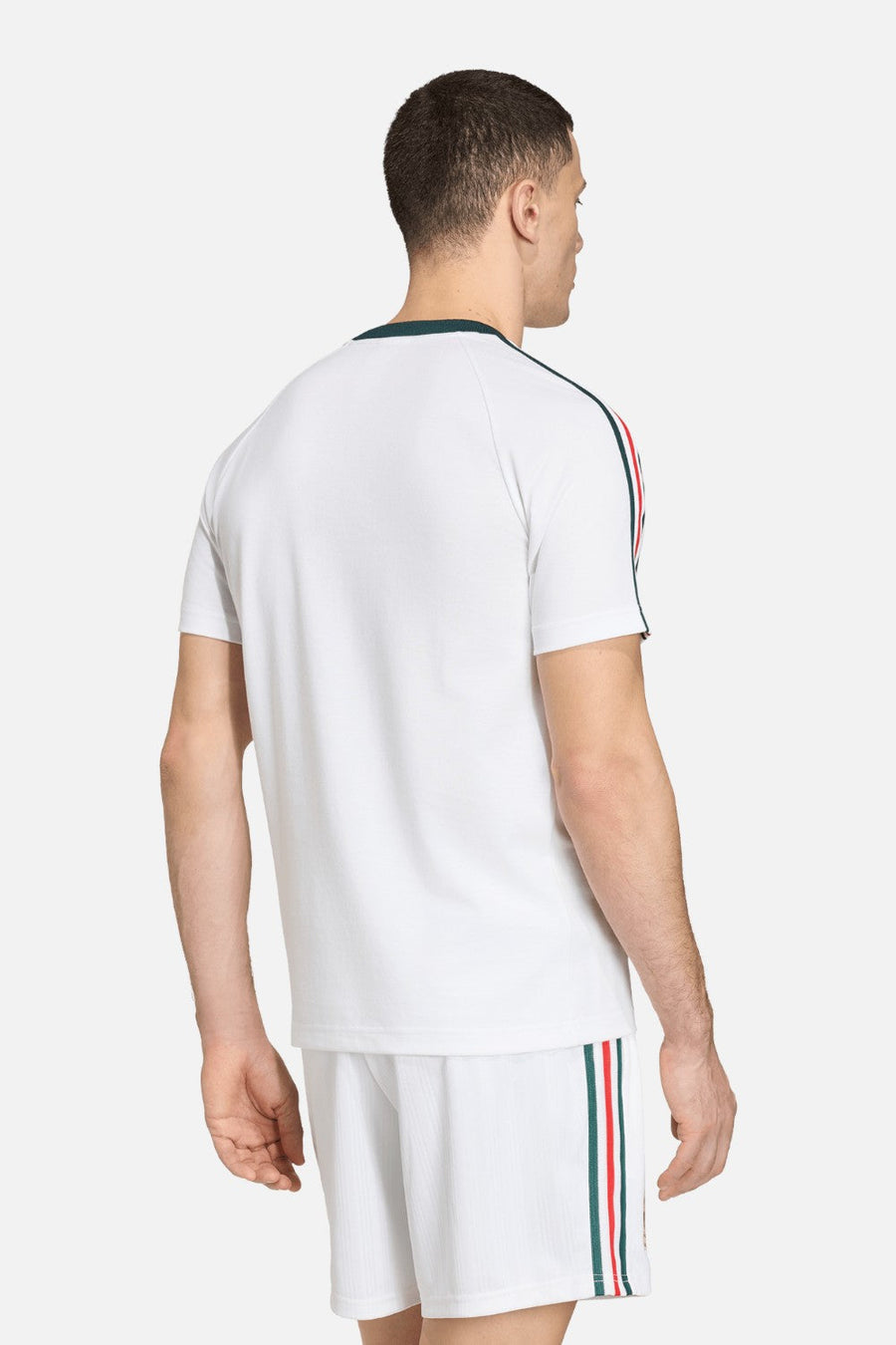 Adidas Mexico Originals T-Shirt in White worn by model — back