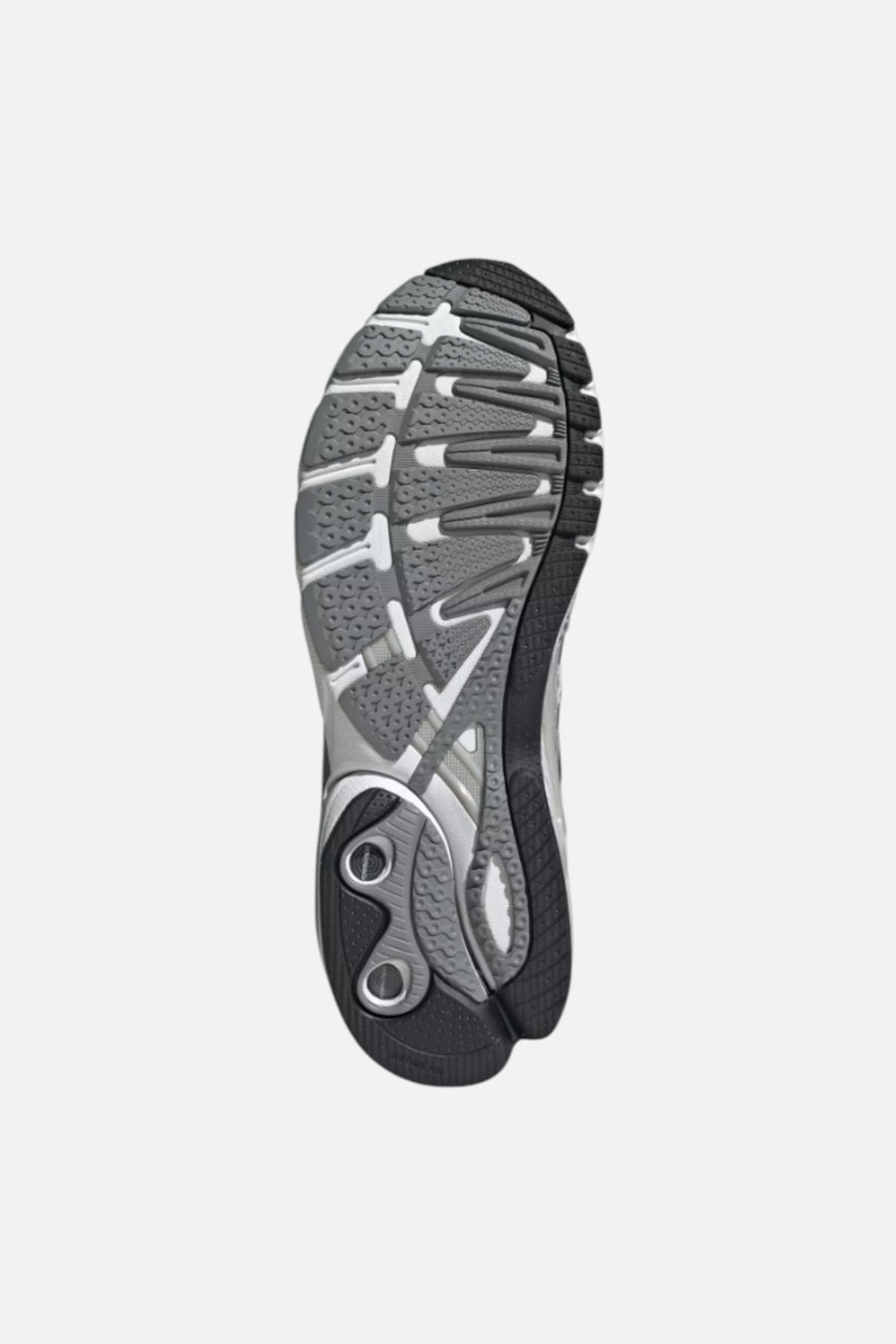 Adidas Mne's Adistar Control 5 Shoes in Grey Three/Core Black/Silver Metallic – detail