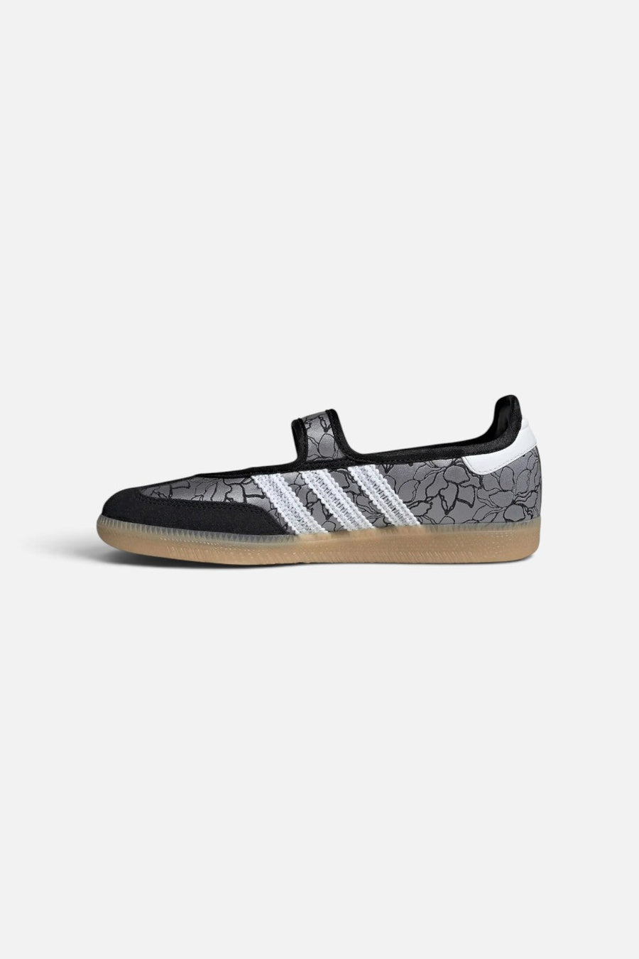 Adidas Samba Jane Sneaker with Core Black, Cloud White, and Gum – alternate