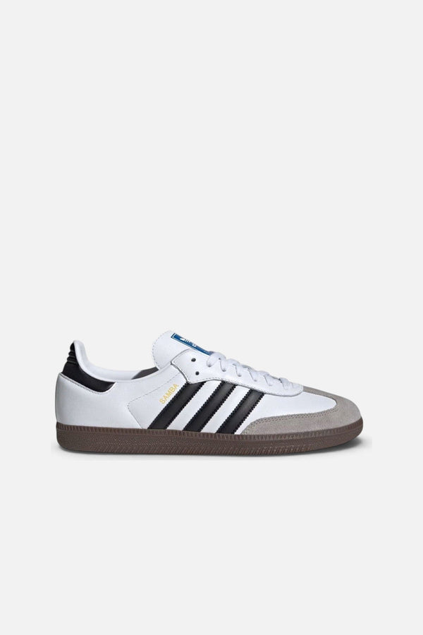 Adidas Samba OG Shoes in Cloud White / Core Black / gum