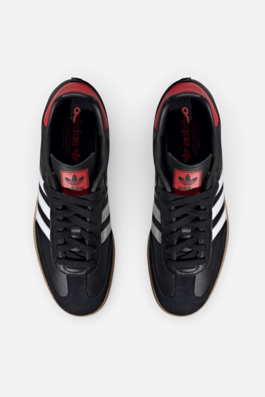 Adidas Samba OG Sneakers in Black & White- Unisex Sizing – top view