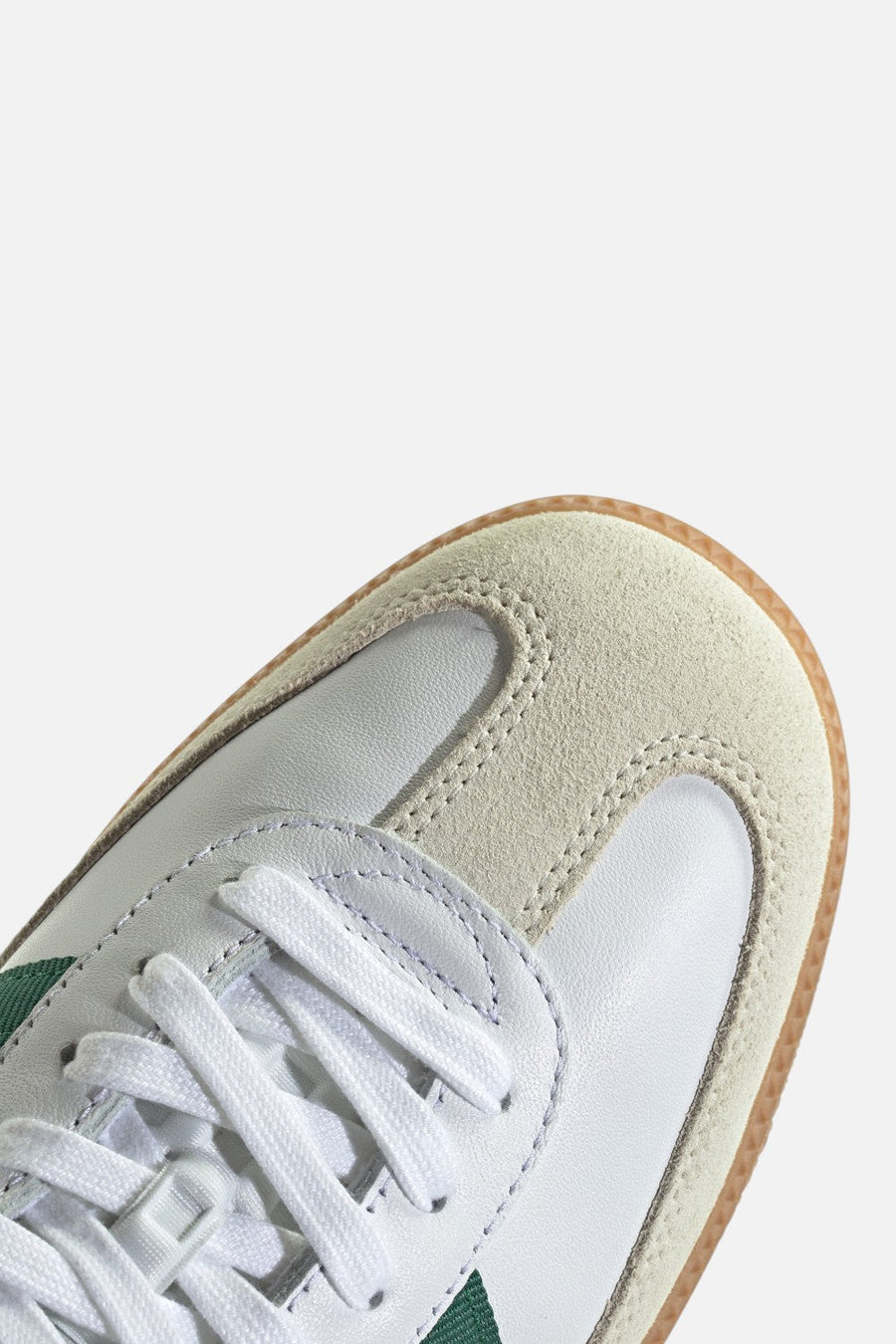 Adidas Samba OG Sneakers in Cloud White, Better Scarlet & Team Dark Green — Mexico Colorway – alternate