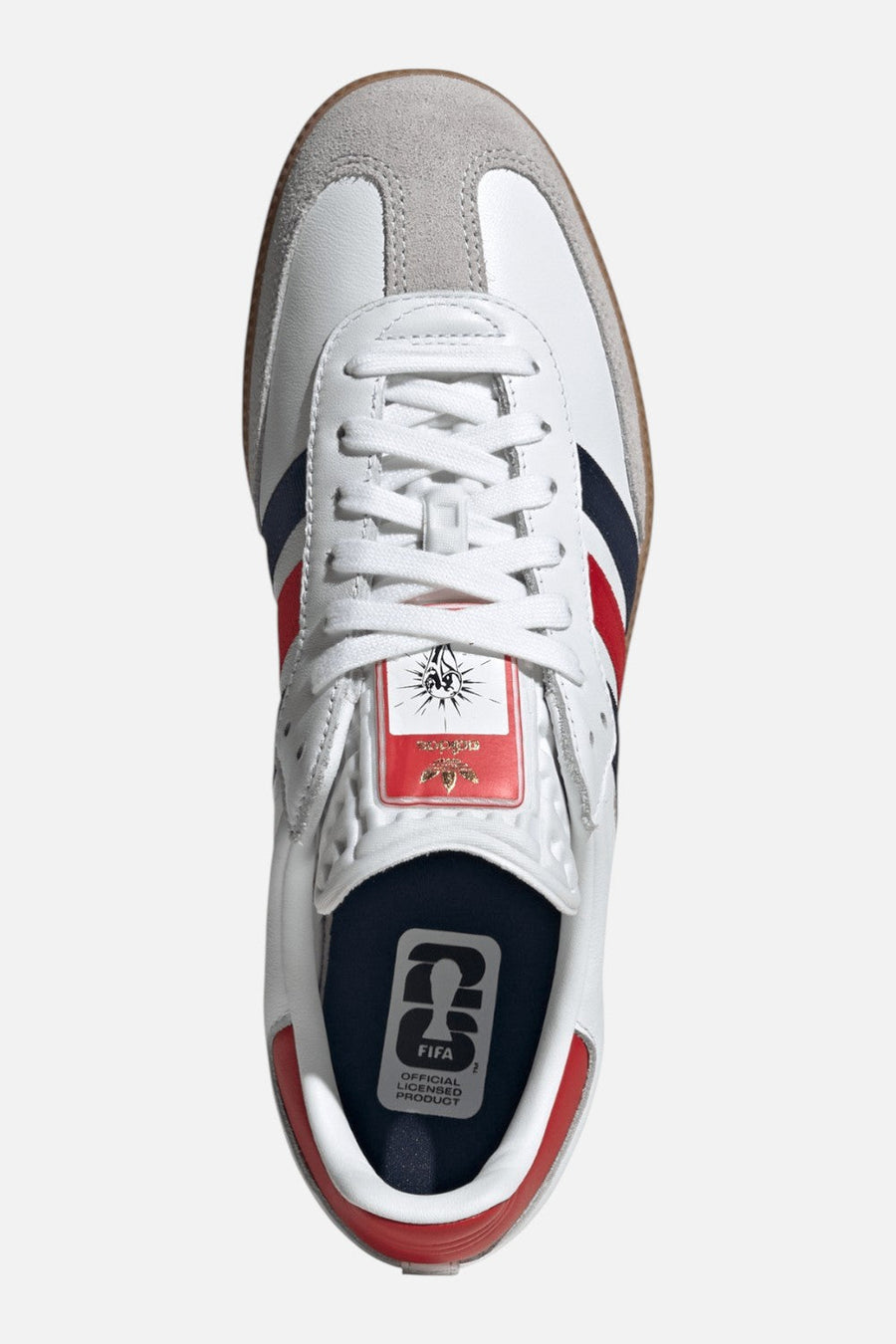 Adidas Samba OG USA Colorway — three-quarter angle view