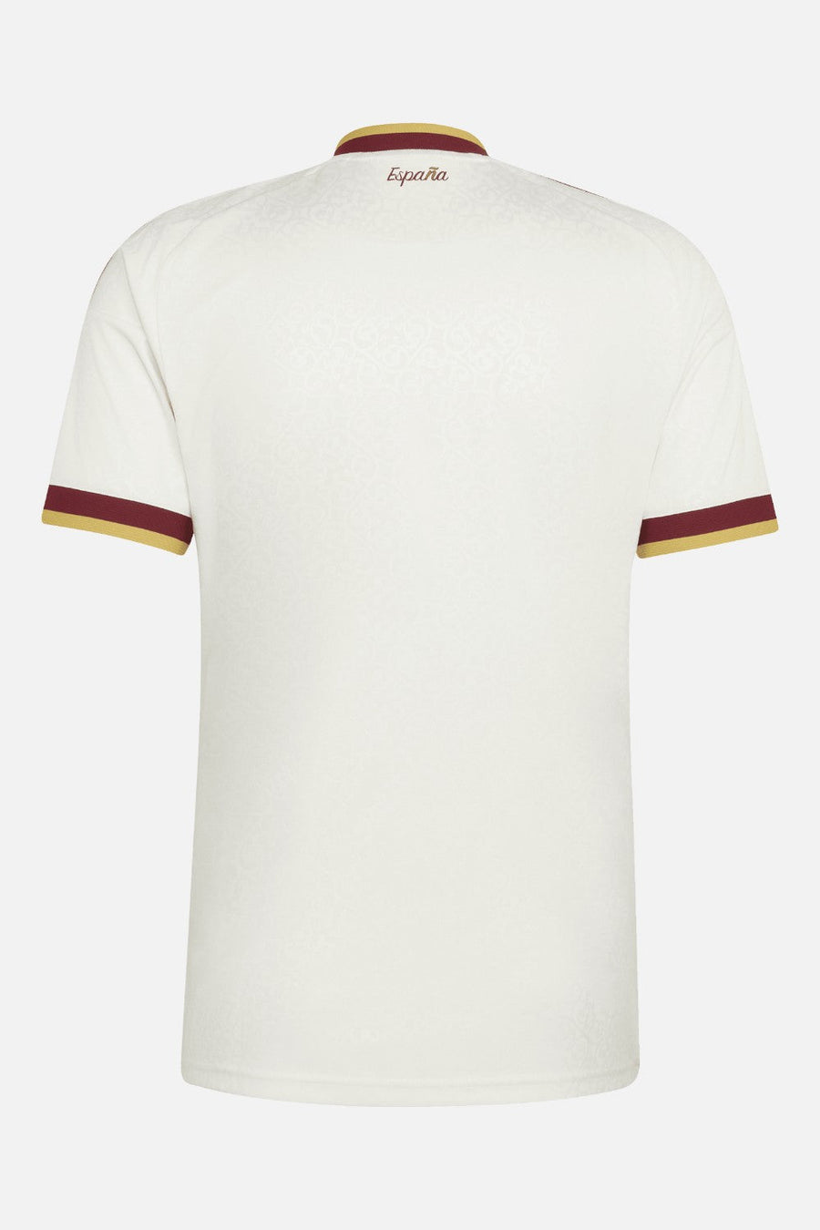 Adidas Spain 26 Away Jersey in Off White — back view