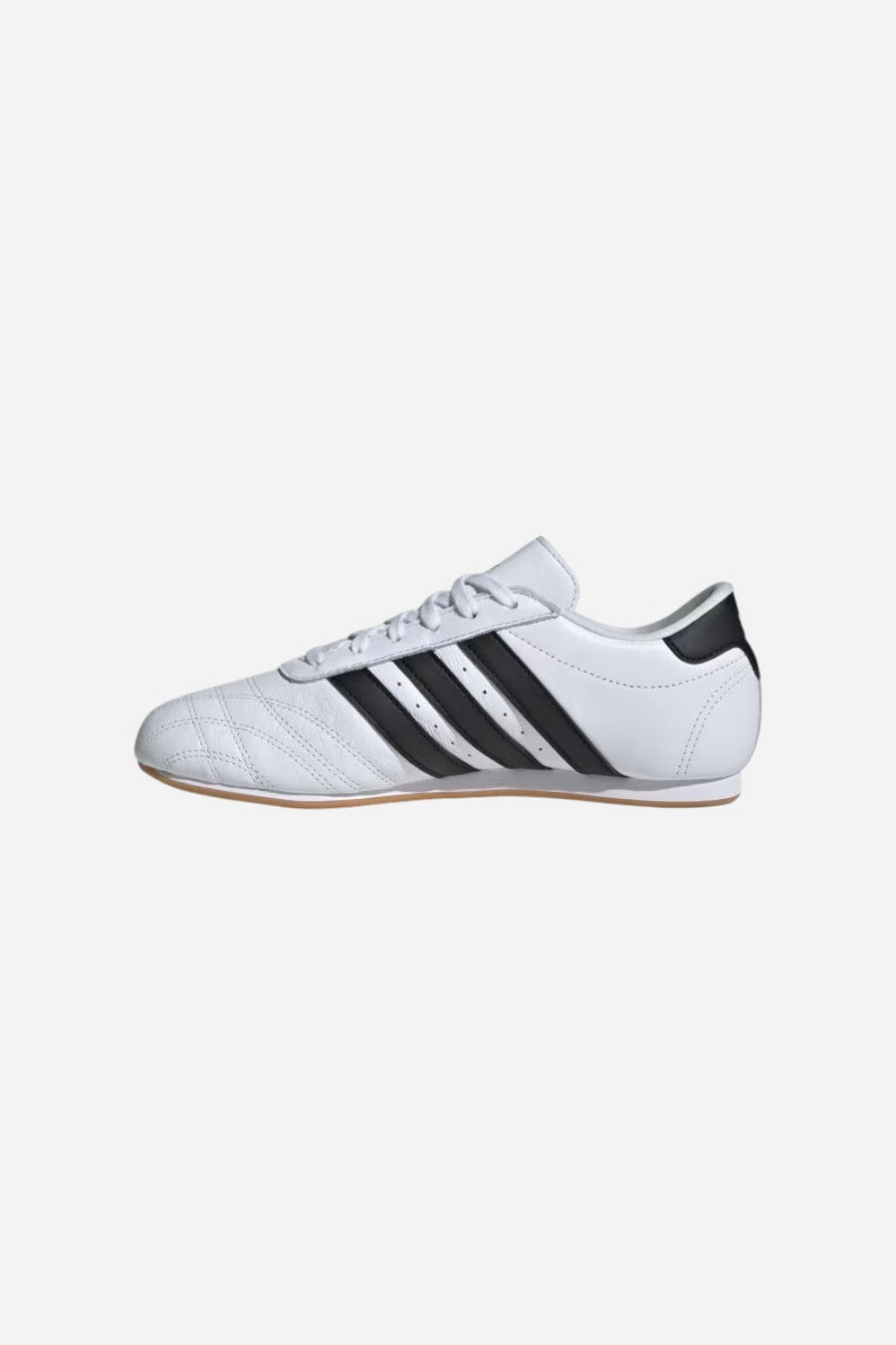 Adidas Taekwondo Lace Shoes in White, Black & Gum – alternate
