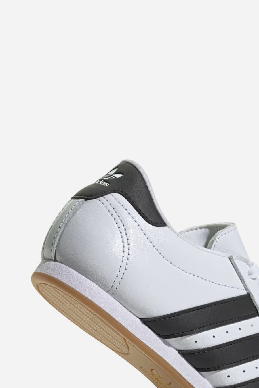 Adidas Taekwondo Lace Shoes in White, Black & Gum – alternate