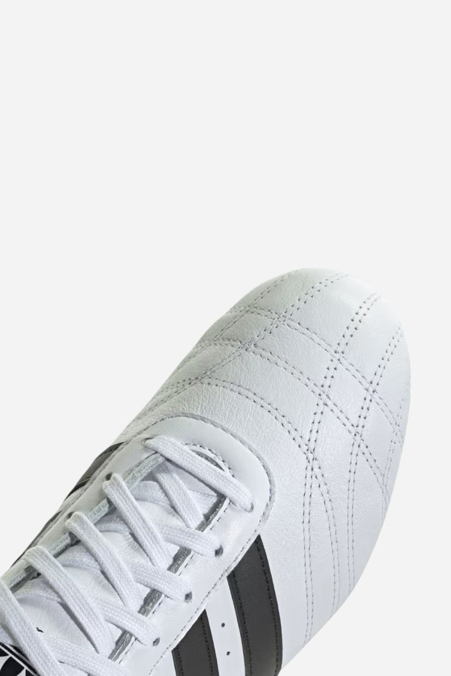 Adidas Taekwondo Lace Shoes in White, Black & Gum – alternate