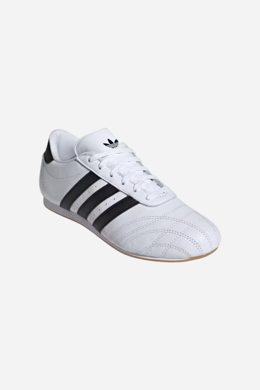 Adidas Taekwondo Lace Shoes in White, Black & Gum – detail