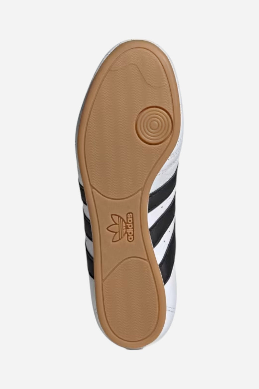 Adidas Taekwondo Lace Shoes in White, Black & Gum – side view