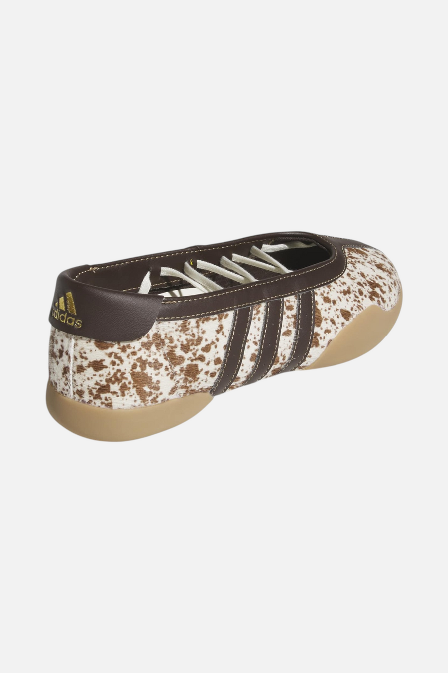Adidas Taekwondo Mei Ballet in Off White & Dark Brown – alternate