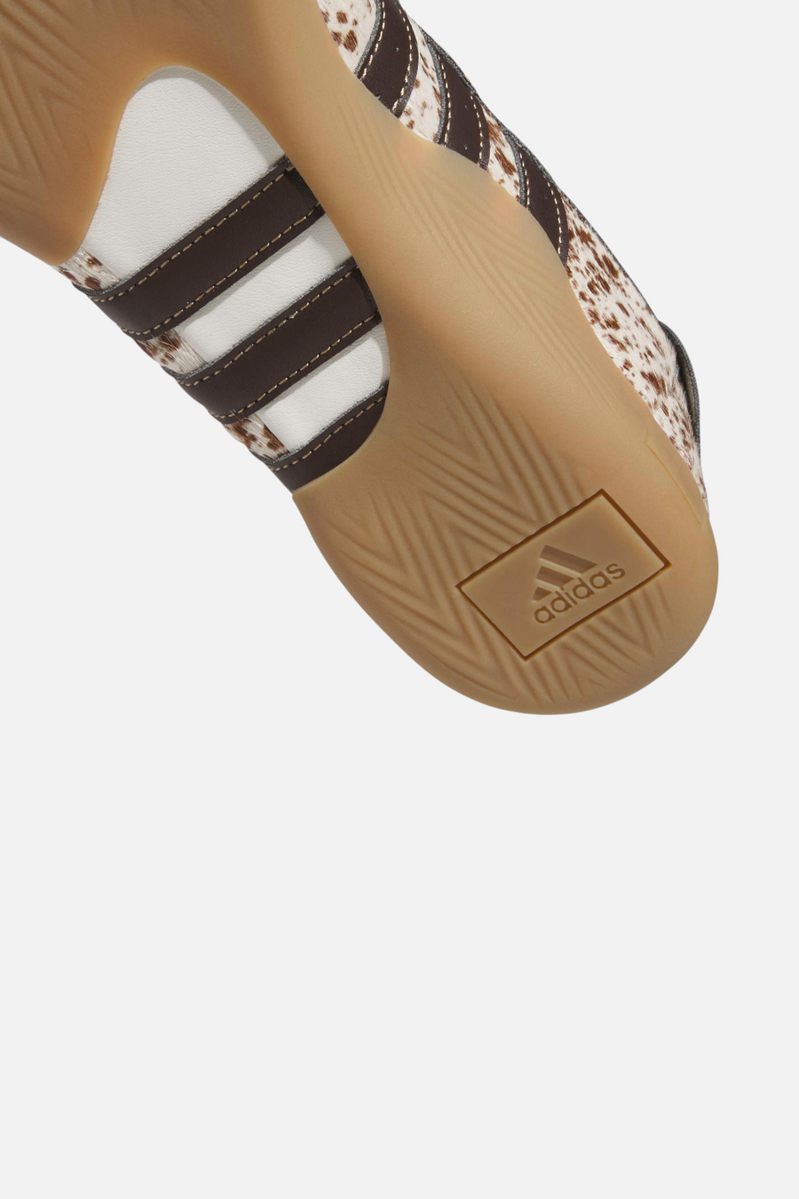 Adidas Taekwondo Mei Ballet in Off White & Dark Brown – alternate