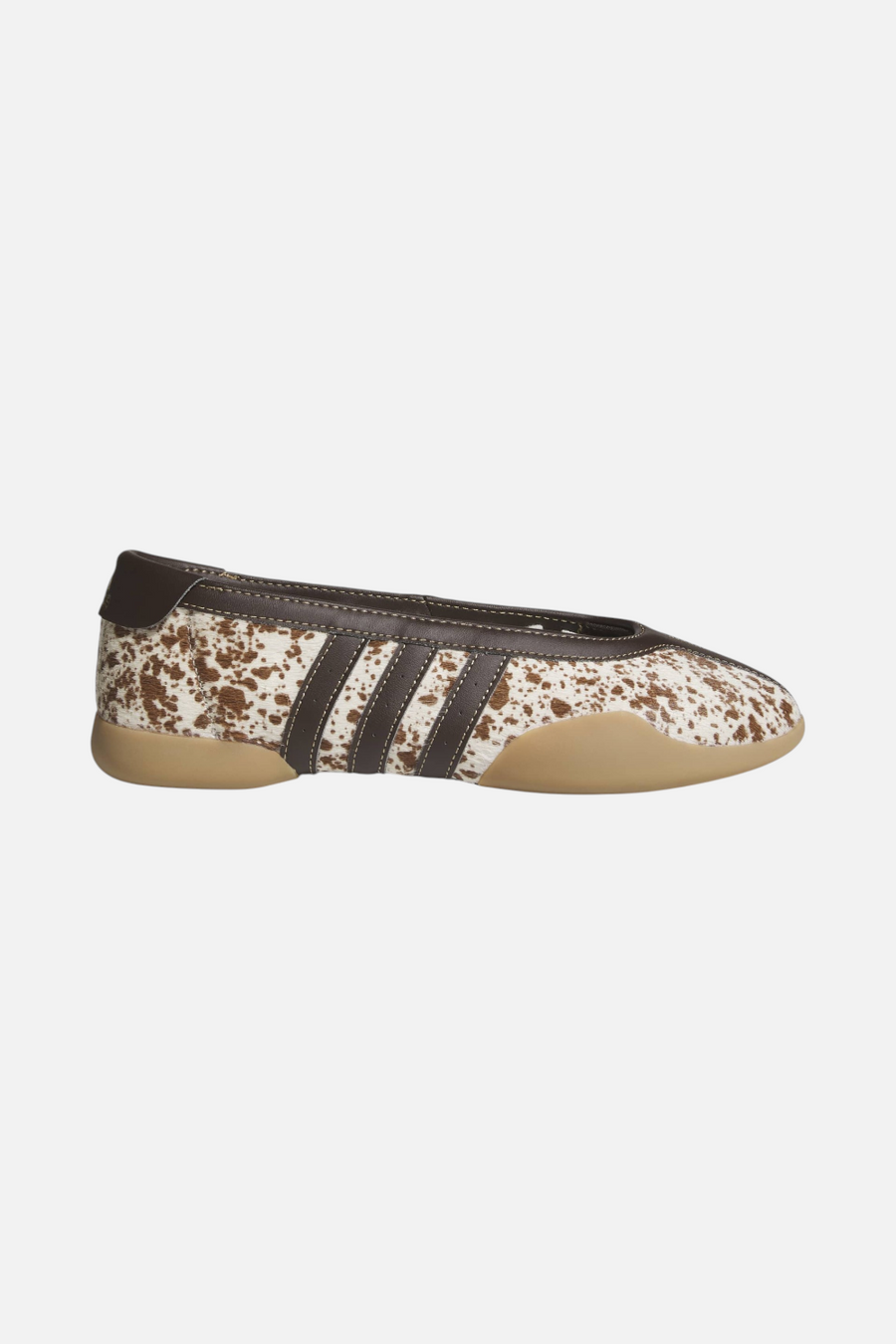 Adidas Taekwondo Mei Ballet in Off White & Dark Brown – back view