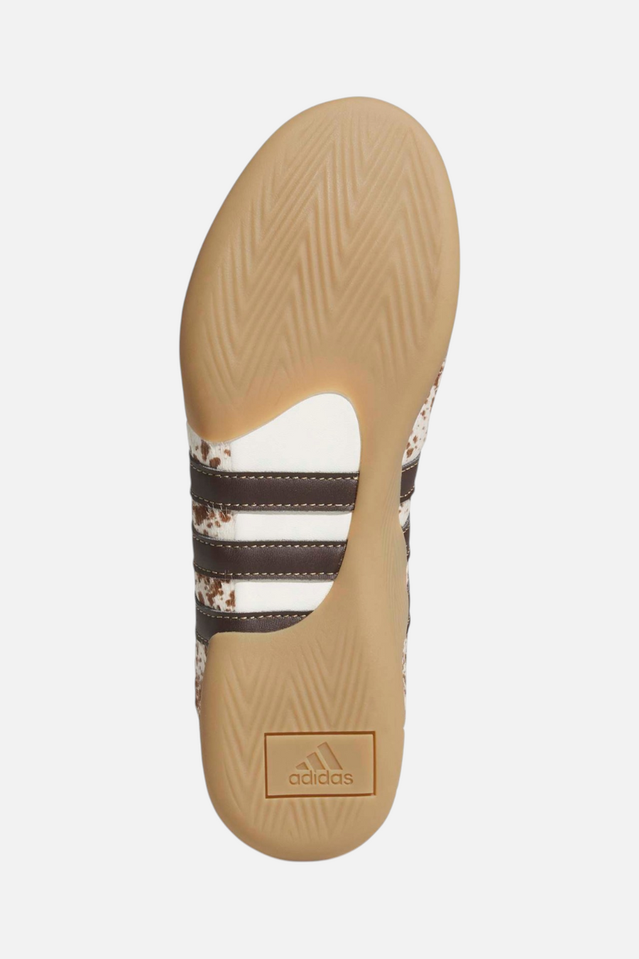 Adidas Taekwondo Mei Ballet in Off White & Dark Brown – detail
