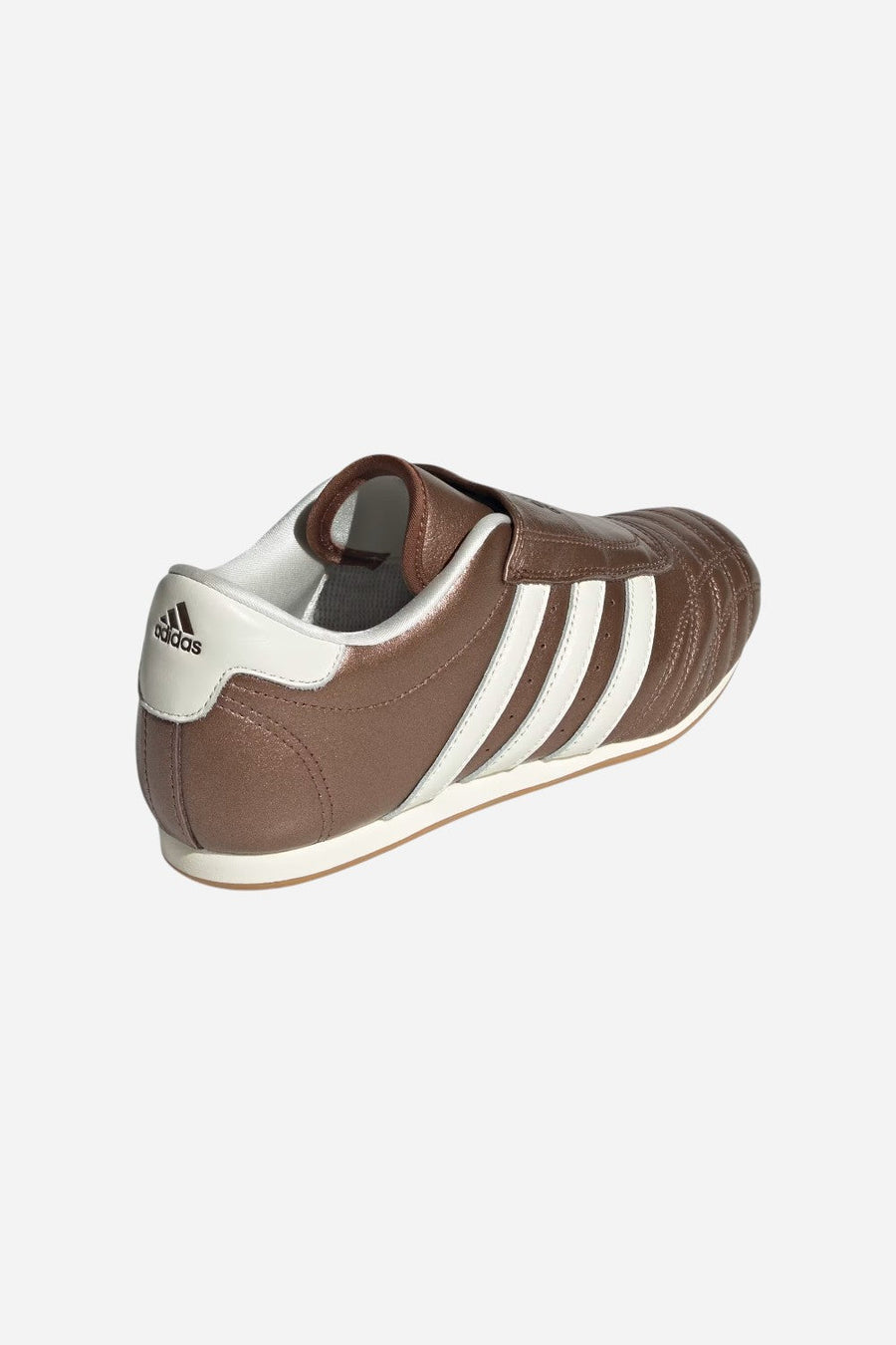 Adidas Taekwondo Shoes in Brown / Preloved Brown / Off White – flat lay
