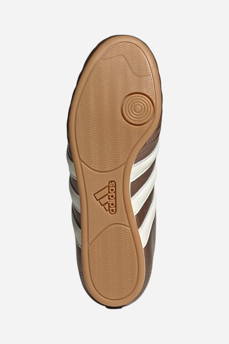 Adidas Taekwondo Shoes in Brown / Preloved Brown / Off White – side view