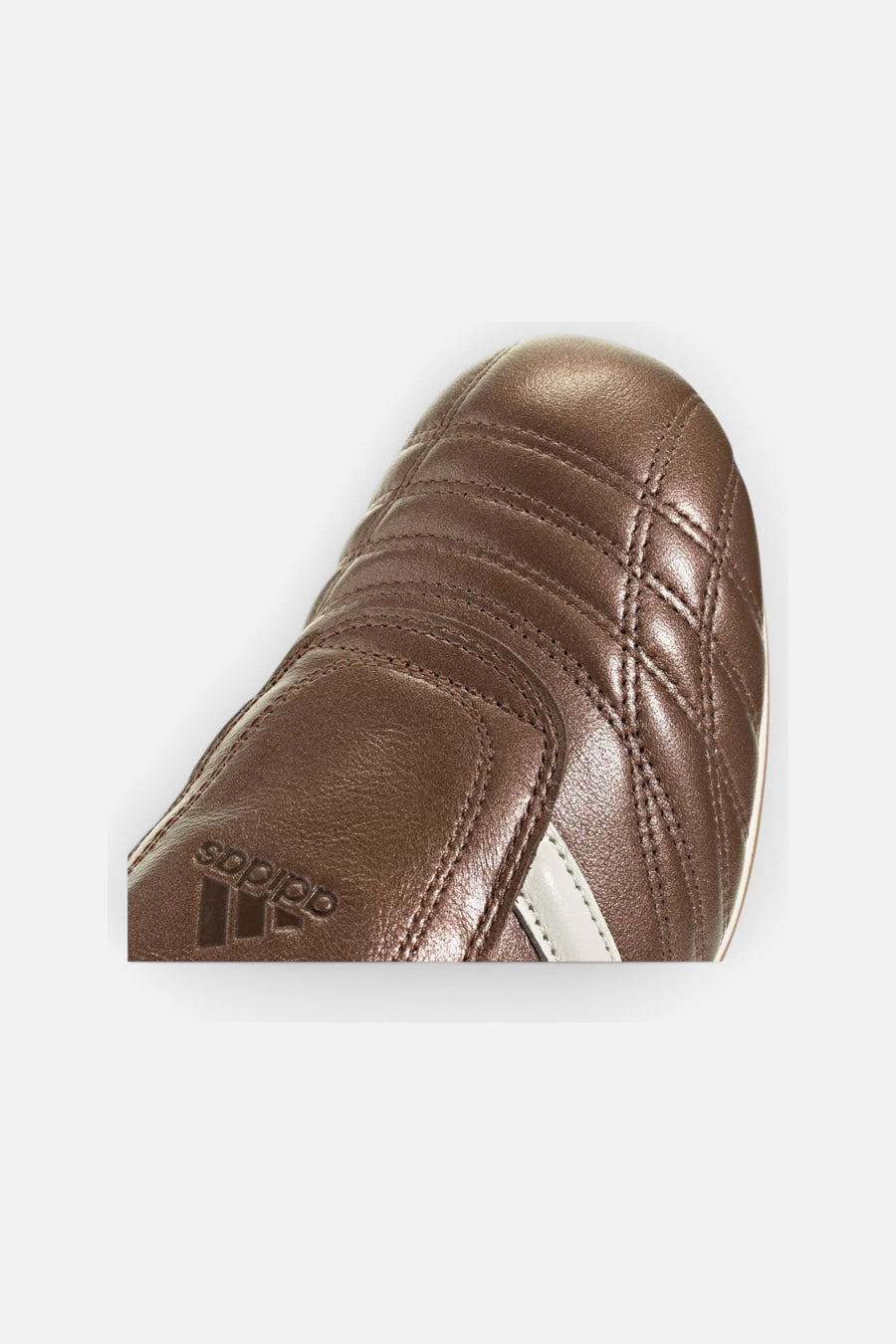 Adidas Taekwondo Shoes in Brown / Preloved Brown / Off White – side view