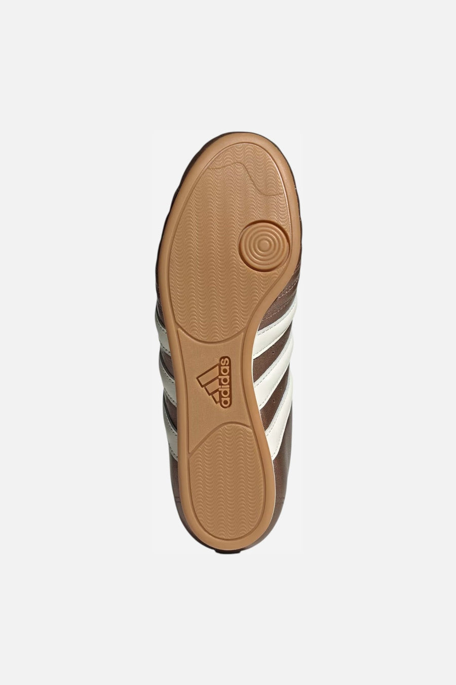 Adidas Taekwondo Shoes in Brown / Preloved Brown / Off White – side view