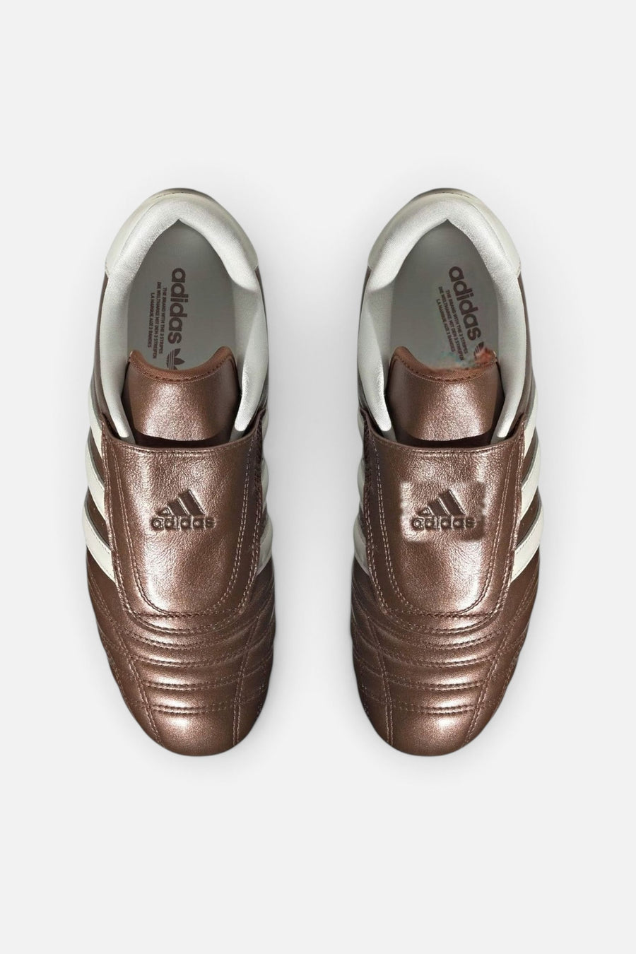 Adidas Taekwondo Shoes in Brown / Preloved Brown / Off White – side view